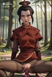 1girls ai_generated artist_name avatar_legends avatar_the_last_airbender azula black_hair black_pantyhose brown_eyes chinese_clothes day dildo dildo_in_pussy dildo_insertion dildo_riding female female_masturbation forest hi_res lips long_sleeves looking_at_viewer masturbation nature nickelodeon nicktoons no_panties object_insertion outdoors pantyhose parted_lips pussy pussy_juice r34arts rock sex_toy short_hair solo spread_legs squatting thighband_pantyhose torn_clothes torn_pantyhose tree uncensored vaginal_insertion vaginal_masturbation vaginal_object_insertion vaginal_penetration