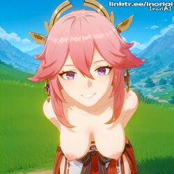 guuji yae from genshin impact by inoriai