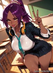 shihouin yoruichi from bleach by rognezart