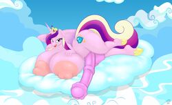 1girls 2016 absurd_res alicorn alternate_version_available animal_genitalia animal_penis anjuneko anthro areola badgerben balls big_breasts breasts busty cleavage cutie_mark dickgirl equine equine_penis erect_nipples erection friendship_is_magic futanari hasbro hi_res horn horsecock huge_breasts hyper hyper_breasts hyper_penis intersex mammal medial_ring my_little_pony nipples penis princess_cadance_(mlp) solo testicles voluptuous wings