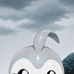 1girls ai_generated animated anthro big_breasts bouncing_breasts castform cloud cloud_humanoid female floating huge_breasts jiggling_breasts large_areolae large_breasts monster_girl nintendo pokemon pokemon_(species) raining solo tagme video wet yeta2