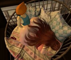 1boy 1girls 3d animated anthro bouncing_ass brown_hair canine cheating cheating_(relationship) cheating_female cheating_girlfriend clothed clothed_sex doggy_style friday_night_funkin furry girlfriend_(friday_night_funkin) lobbyandwoopy netorare ntr parappa parappa_the_rapper second_life sound tagme top_view video