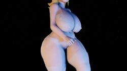 3d animated bouncing_breasts huge_ass huge_breasts princess_rosalina superdougie tagme thick_thighs video