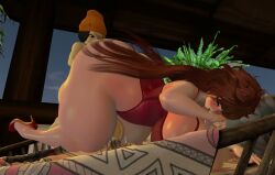 1boy 1girls 3d animated anthro bouncing_ass bouncing_breasts brown_hair canine cheating cheating_(relationship) cheating_female cheating_girlfriend clothed clothed_sex doggy_style friday_night_funkin furry girlfriend_(friday_night_funkin) lobbyandwoopy netorare ntr parappa parappa_the_rapper second_life sound tagme top_view video