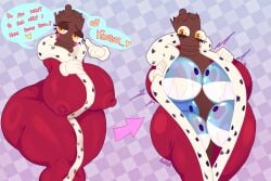 big_ass big_breasts bubble_(the_amazing_digital_circus) bubble_the_amazing_digital_circus curvy glitch_productions hyper_ass mokkat queenie_(the_amazing_digital_circus) spread_ass tadc the_amazing_digital_circus