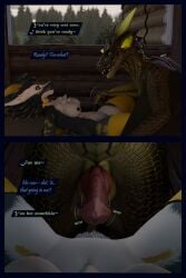 absurd_res anthro balls blue_body blue_eyes blue_fur breasts clothing collar daughter_(lore) dragon duo european_mythology father_(lore) father_and_child_(lore) father_and_daughter_(lore) female flauntingfornication fur genitals green_body green_scales green_tongue hi_res imminent_sex incest_(lore) kobold leg_warmers legwear male male/female multicolored_body mythological_creature mythological_scalie mythology nipples parent_(lore) parent_and_child_(lore) parent_and_daughter_(lore) penis pubes scales scalie seductive throbbing throbbing_penis tongue western_dragon white_body white_fur wyvern yellow_eyes