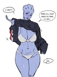 asari from mass effect by biululu999