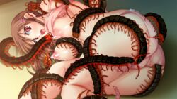 arthropod big_breasts bound breasts captive centipede creepy female female_on_feral feral human invertebrate lactation mammal solo unknown_artist what zoophilia