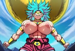 1girls abs ai_generated anime anime_girl aqua_eyes aqua_eyes_female aqua_hair aqua_hair_female armlet athletic athletic_female breasts breasts_out broly broly_(1993) broly_(dragon_ball_z) broly_(dragon_ball_z)_1993 broly_(restrained) dragon_ball dragon_ball_z female female_focus female_only genderbent genderswap_(mtf) headband illustrious_(stable_diffusion) looking_at_viewer mtf_crossgender muscular muscular_female necklace restrained_super_saiyan rule_63 saiyan saiyan_female self_upload shonen_jump shounen_jump solo solo_female solo_focus spiked_hair super_saiyan tagme toei_animation weekly_shonen_jump weekly_shounen_jump
