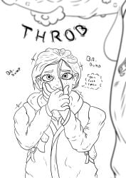 big_penis black_and_white clicker clicker_(tlou) clothed clothing ellie_(the_last_of_us) ellie_williams female horror horror_(theme) huge_cock infected infestation monochrome the_last_of_us the_last_of_us_2 zombie