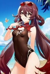 hu tao (cherries snow-laden) (genshin impact) from genshin impact by kairart