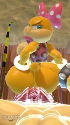 1boy 1girls 9:16 animated anthro anthro_on_anthro big_butt big_penis blue_eyes bowser huge_ass longer_than_10_seconds looking_at_viewer looking_back mario_(series) sex sex_from_behind shorter_than_30_seconds sideboob silvertilver sound straight tagme vertical_video video wendy_o._koopa wide_hips