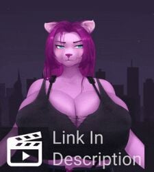 3d animated breast_expansion expansion furry giantess giantess_growth giantgrowingvixen_(character) giantvixen huge_breasts kurotamadev lost_media macro oc original_character tagme vtuber