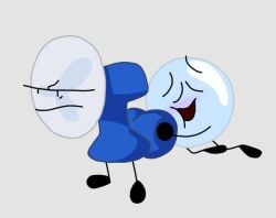 2girls ass battle_for_dream_island bfb bfdi bubble_(bfdi) fanny_(bfdi) hugging_ass jacknjellify thatboringfellow tpot