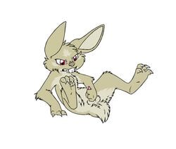 aliasing anthro balls barefoot brown_fur buckteeth clenched_teeth duo erection flat_colors fur hi_res hindpaw lagomorph legs_up lying male male_only mammal masturbation maxy mizzyam nude on_back paws penile_masturbation penis rabbit reclining red_eyes simple_background spread_legs spreading tan_fur tapering_penis teeth toe_curl white_background white_sclera young