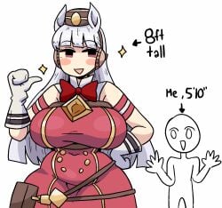 1girls curvy fully_clothed meme notnoe_(dxcl) tagme umamusume