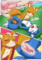 2016 anthro anthro_on_anthro anus ass balls bbmbbf blue_body blue_fur blue_hair blush bodily_fluids breasts brown_body brown_fur butt canid canine clitoris closed_eyes comic couple cum cum_in_pussy cum_in_uterus cum_inside duo erection female fox fox_mccloud fur fur34 genital_fluids genitals glans hair hi_res humanoid_genitalia humanoid_penis internal krystal looking_pleasured lying male mammal missionary missionary_position moan nintendo nipples nude on_back on_ground open_mouth orgasm orgasm_face palcomix penetration penis premature_ejaculation pussy pussy_juice sex short_hair star_fox straight table_lotus table_lotus_position tan_body tan_fur text toony uterus vaginal vaginal_penetration video_games white_body white_fur x-ray