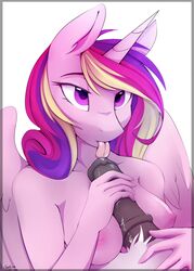 2016 alicorn animal_genitalia animal_penis anthro anthrofied areola breasts daxhie duo equine equine_penis erection female friendship_is_magic hair hi_res horn horsecock licking long_hair male mammal multicolored_hair my_little_pony nipples nude oral penis penis_lick princess_cadance_(mlp) sex shining_armor_(mlp) solo_focus straight tongue tongue_out wings