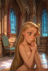 rapunzel from disney by xxai