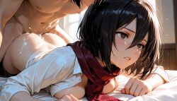 mikasa ackerman from attack on titan by mirakuru