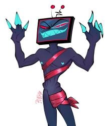 vox (hazbin hotel) from hazbin hotel by pinksartdump