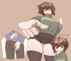 chara from undertale by tomatoshik