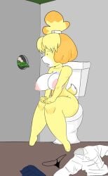 isabelle (animal crossing) from animal crossing by savagensfw