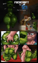 creeper from minecraft by sblueartist