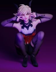 1girls ahe_gao artist_upload clothed clothed_female double_v double_v_sign female female_only fortnite joni_(fortnite) onyx_3d red_ruin_joni_(fortnite) self_upload solo solo_female source_request tagme