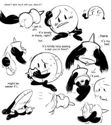 battle_for_dream_island bfdi coiny coiny_(bfdi) comic cum cum_on_body ejaculation erection object_shows objectification objectophilia objectum penis pin pin_(bfdi) pussy_juice shrunk shrunken_female size_difference spread_pussy unaware vaginal_penetration yaoihet