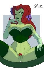 poison ivy from batman (series) by bunbunmuffinart