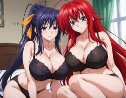 akeno himejima from high school dxd by eternoai