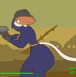 10mm_pistol animated ass_expansion breast_expansion breasts clothed clothing expansion fallout female firearm fortnite furry growth handgun handwear hyper inflation meow_skulls_(fortnite) ripping_clothing surprised_expression tagme thigh_expansion thighs vault_dweller_(cosplay) vault_suit video wardrobe_malfunction weapon zudofu_(artist)