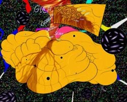 1girls anthro ass big_ass big_belly blob darkmetaldragon fat fat_belly fat_female fat_fetish fat_folds fat_woman fatfur female five_nights_at_freddy's furry hyper hyper_belly hyper_fat immobile morbidly_obese morbidly_obese_female pizza reality-breaking stuffing toy_chica_(fnaf) ussbbw weight_gain