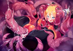 1girls absurd_res anal anal_sex anus asshole big_breasts blonde_hair blush bodysuit breasts censored cum cum_in_ass cum_in_pussy cum_inside disgaea disgaea_6 erect_nipples_under_clothes hi_res large_breasts mosaic_censoring nipple_bulge nippon_ichi_software open_mouth penetration_through_clothes piyori_nijino pointless_censoring pussy quadruple_anal quintuple_penetration restrained skin_tight skinsuit spread_legs tentacle tentacle_on_female tentacle_sex vaginal_penetration