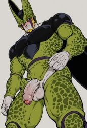 bara bio-android_(dragon_ball) cell_(dragon_ball) dragon_ball dragon_ball_z male male_only penis perfect_cell solo