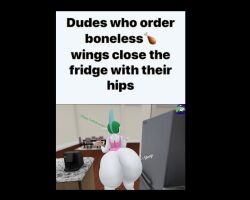 1boy anthro anthro_only big_ass bubble_butt gallade huge_ass lenny_(zer0264) meme nintendo pokémon_(species) pokemon thick_thighs wide_hips zer0264