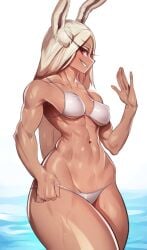 athletic_female johnfoxart miruko my_hero_academia rumi_usagiyama