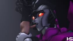 athletic_female blowjob fellatio female grey_skin hotstuff human human_penetrating larger_female licking_penis light-skinned_male red_eyes robot robot_girl robot_humanoid seeker_(transformers) size_difference slipstream transformers