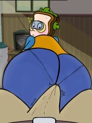 2024 ass ass_focus background basement belt bending_over big_ass big_butt big_penis black_eyes blush boner boner_in_pants bubble_butt bulge cartoony chubby chubby_male chuck_the_evil_sandwich_making_guy clothed cock color colored detailed_background digital_drawing_(artwork) digital_media_(artwork) dr._two_brains erection erection_under_clothes food_humanoid gay goggles green_hair horny horny_male male/male male_ass males_only nervous penis pov room self_upload surprised sweatdrop throbbing throbbing_bulge throbbing_penis tv underwear underwear_visible_through_clothing wordgirl