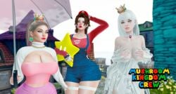 3d boo_(mario) cosplay game genderswap_(mtf) mario_(cosplay) mario_(series) nintendo princess_peach second_life super_mario_bros.