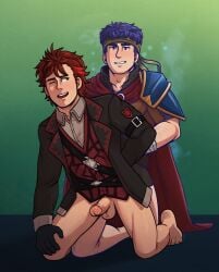 bara clothed_sex diamant_(fire_emblem) fire_emblem fire_emblem:_radiant_dawn fire_emblem_engage gay gay_anal ike_(fire_emblem) soupyeel