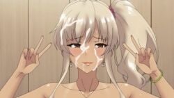 1boy 1girls 2d age_difference animated ass big_breasts blonde_hair blowjob boobs_out bouncing_breasts breasts consensual cum cum_in_mouth english_subtitles grabbing_penis gyaru gyaru_gal japanese_voice_acting kyonyuu_jk_ga_ojisan_chinpo_to_jupojupo_iyarashii_sex_shitemasu licking_penis lips longer_than_2_minutes longer_than_30_seconds longer_than_3_minutes longer_than_one_minute panties penis pussy pussy_juice school school_uniform schoolgirl semen sex sound spread_legs squatting sucking_nipples tagme tanned_skin teacher teacher_and_student tongue tongue_out tongue_swirl ugly_man vaginal_penetration vaginal_sex video white_panties