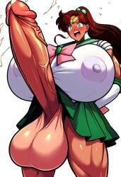 1futa ai_generated balls big_breasts big_penis bishoujo_senshi_sailor_moon bottomless breasts brown_hair brunette_hair clothed clothing cum dickgirl erect_penis erection futa_only futanari futanurse giant_penis gigantic_breasts greveiny_penisen_eyes huge_balls huge_breasts huge_cock huge_testicles hyper_balls hyper_genitalia hyper_penis hyper_testicles large_balls large_breasts large_penis long_hair long_penis makoto_kino massive_cock massive_penis penis penis_bigger_than_body sailor_jupiter scrotum skirt solo testicles