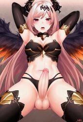 1futa ai_generated dark_angel_olivia futanari futanari granblue_fantasy solo