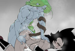 2boys abs anal arched_back ass backshots blush cum cum_in_ass cum_on_ass cum_on_body cum_while_penetrated cumdrip dragon_ball dragon_ball_z ejaculation erection happy_sex male male_only multiple_boys muscle muscles naughty_face pecs penis raditz sex sweat testicles wince yaoi zarbon