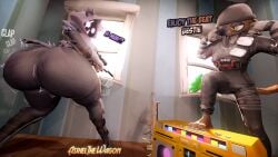 asrielthewagon ass_expansion ass_focus better_version_at_source big_ass big_breasts big_butt big_hips body_control butt_expansion clapping_cheeks clothing confused covering_ears fortnite fortnite:_battle_royale furry gold_boombox_(prevence) holding_weapon jiggling_ass jiggling_butt meow_skulls_(fortnite) nude_female raven_team_leader sfm shaking_butt smiling smug_face sniper_rifle source_filmmaker surprised_expression text twerk_hypnosis twerking watermark