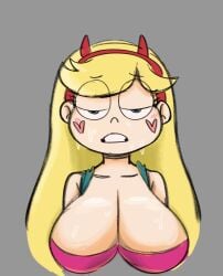 huge_breasts star_butterfly star_vs_the_forces_of_evil sweat thedomely