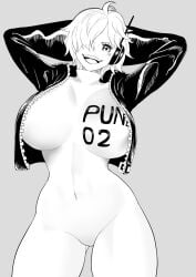 1girls bodysuit busty curvy female female_only iwao178 one_piece one_piece:_egghead_arc solo tagme thick_thighs vegapunk_lilith voluptuous