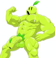 1boy 2024 :>= arkyhorny balls bara big_muscles electronic_arts elemental_creature elemental_humanoid fist flaccid flexing flora_fauna foreskin gay genitals glans green_skin hi_res huge_muscles humanoid humanoid_genitalia humanoid_penis leaf male male_only muscular muscular_humanoid muscular_male nipples non-human non-human_only nude open_mouth peashooter_(pvz) pecs penis plant plant_humanoid plants_vs._zombies popcap_games pubic_hair simple_background solo solo_male thick_thighs toony uncut vein veiny_penis video_games white_background